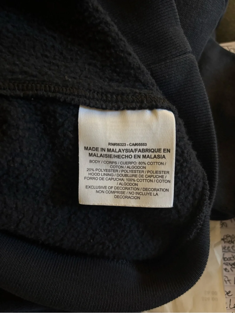 Nike Girl’s Black & Pink Graphic Hoodie with Pink Logo and Hood Lining